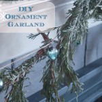 DIY Ornament Garland for Christmas at Unexpected Elegance