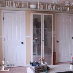 Office mirrored cabinet at Unexpected Elegnace