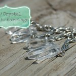 DIY Crystal Triangle Earrings via Unexpected Elegance