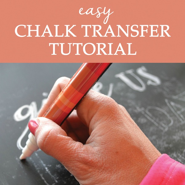 Chalk Transfer Tutorial {Video Series} Unexpected Elegance