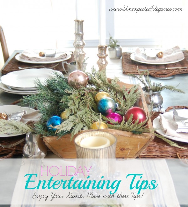 Holiday Entertaining Tips from Unexpected Elegance