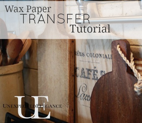 Easily and INEXPENSIVELY transfer any image using this Wax Paper Image Transfer Tutorial!!