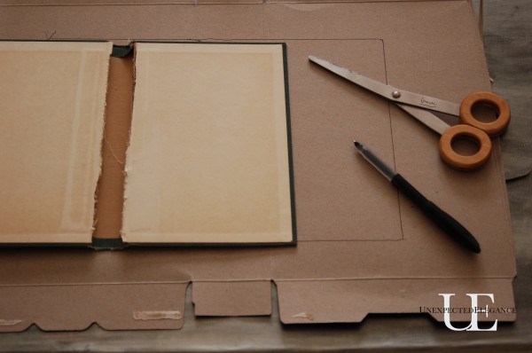Steps for making a Kindle cover using a thrifted book.