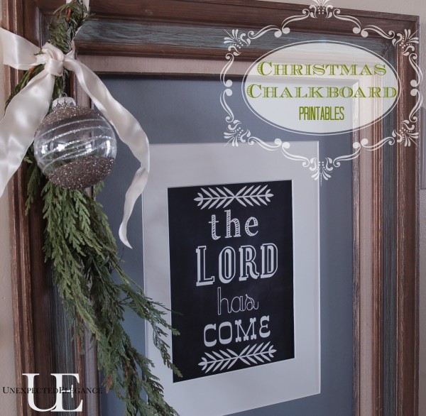 Christmas Chalkboard Printables