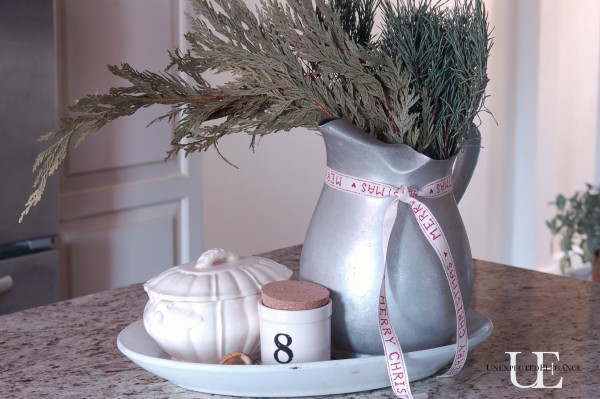 Christmas Kitchen Centerpiece at Unexpected Elegance