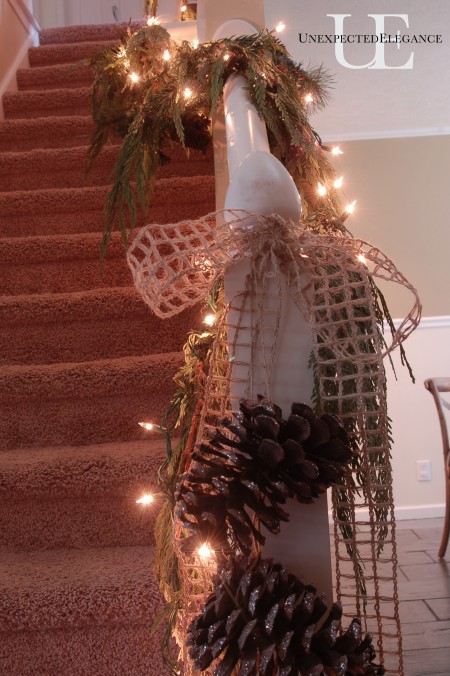 Stairs garland