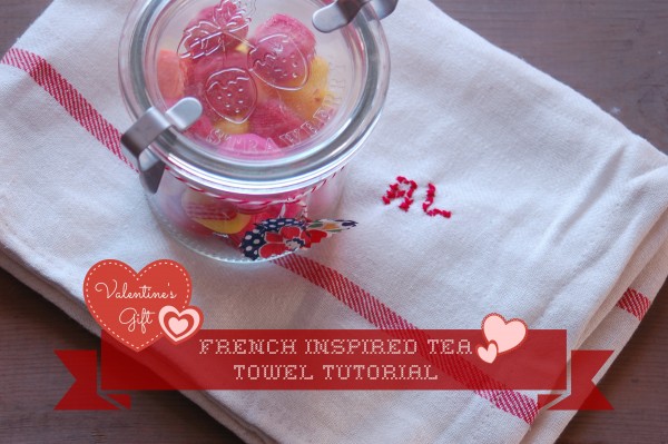 French Inspired Tea Towel Tutorial