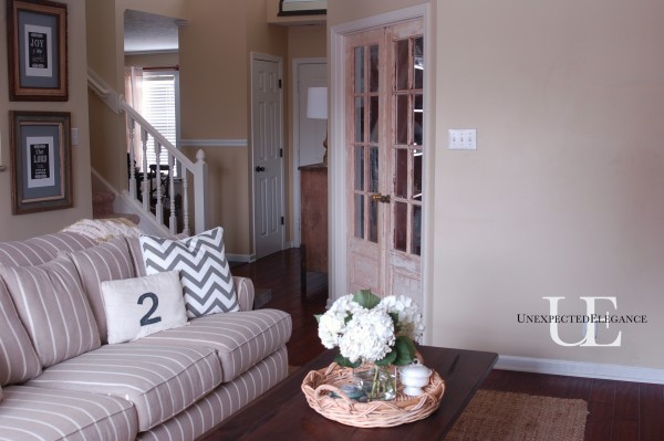 Living room and doors