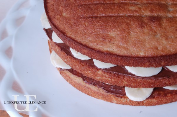 Banana Cake Layers at Unexpected Elegance