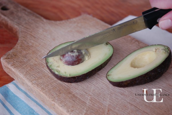 DIY Avocado Seed Placecard holder from Unexpected Elegance