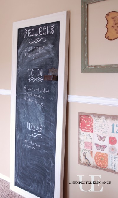 DIY Chalkboard at Unexpected Elegance