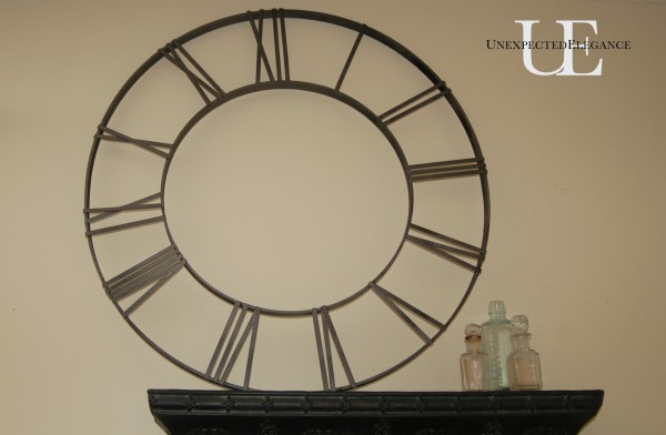 DIY Pottery Barn Inspired Clock Face