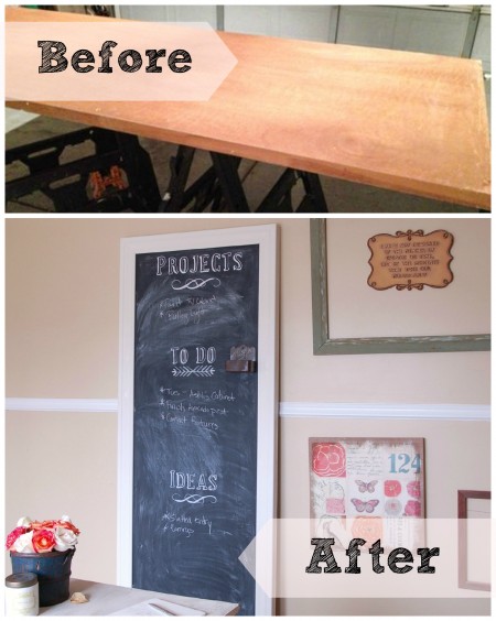 Before and After Chalkboard