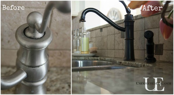 Before and After Faucet