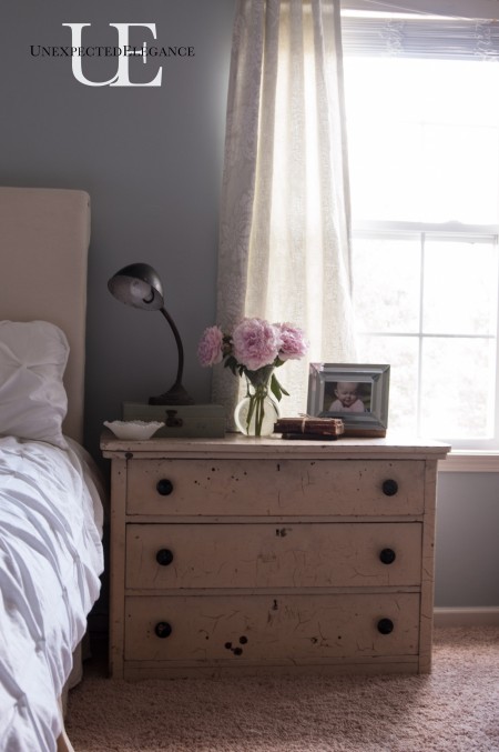 Vintage Bedside table via Unexpected Elegance