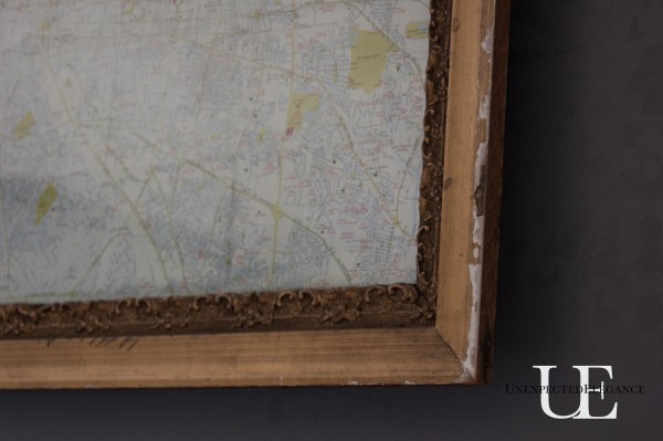 Antique Framed Map via Unexpected Elegance (1 of 1)-3