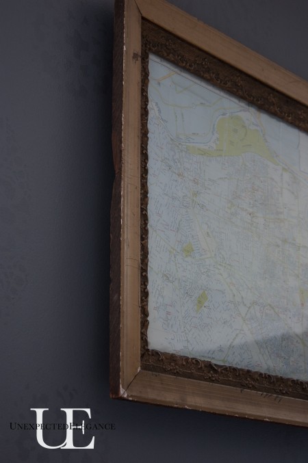 Antique Framed Map via Unexpected Elegance (1 of 1)