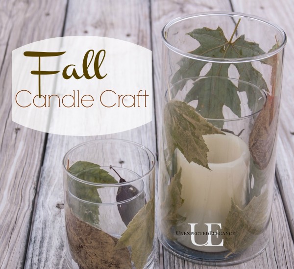 Fall Candle Craft Tutorial