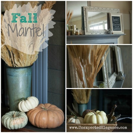 Fall Mantel Collage