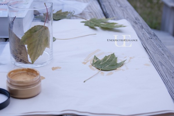 How to make Gold Leaves for Fall (1 of 1)