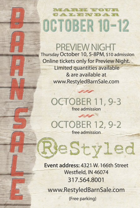 Restyled Fall Barn Sale