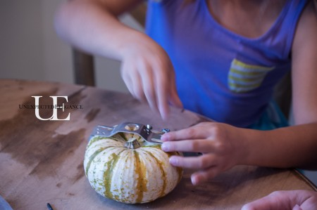 Decorating Halloween Pumpkin Craft at Unexpected Elegance (1 of 1)-3