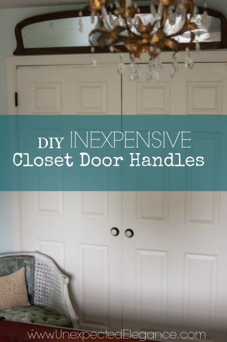 How to Add Inexpensive Door Handles to Closet Doors