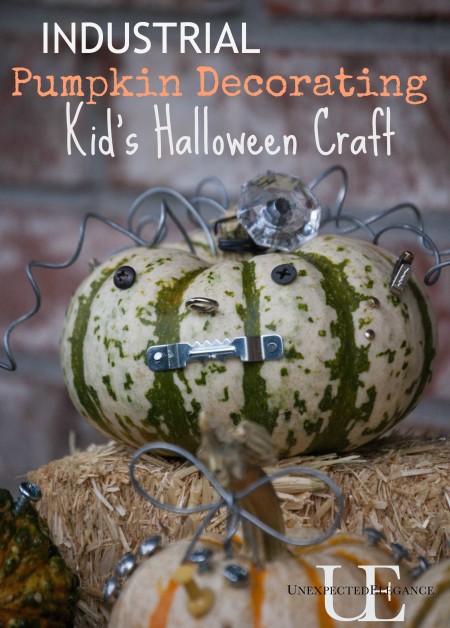 Industrial Halloween Pumpkin Craft at Unexpected Elegance