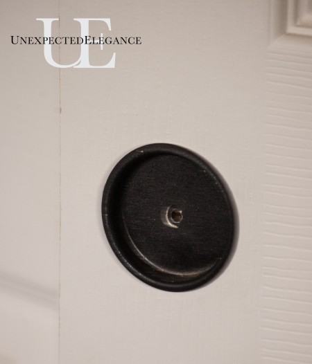 Steps for adding a handle to closet door (1 of 1)