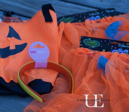 Supplies for Dollar Store Pumpkin Halloween Costume at Unexpected Elegance