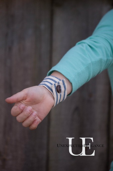 DIY Girl's bracelet from a Napkin Ring