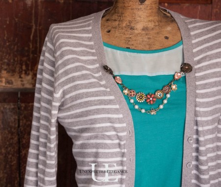 How to Make a Cardigan Chain. Great for Gift Giving-1-4