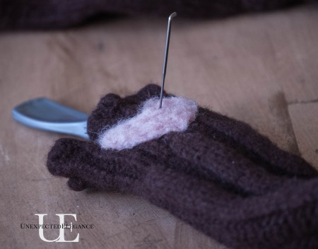 How to make easy Fingerless Mittens-1-2