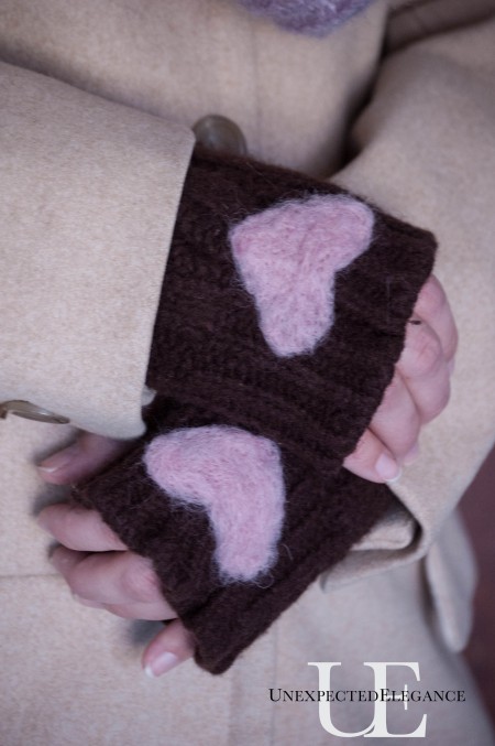 How to make easy Fingerless Mittens