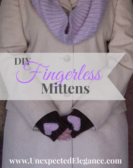 How to make easy Fingerless Mittens