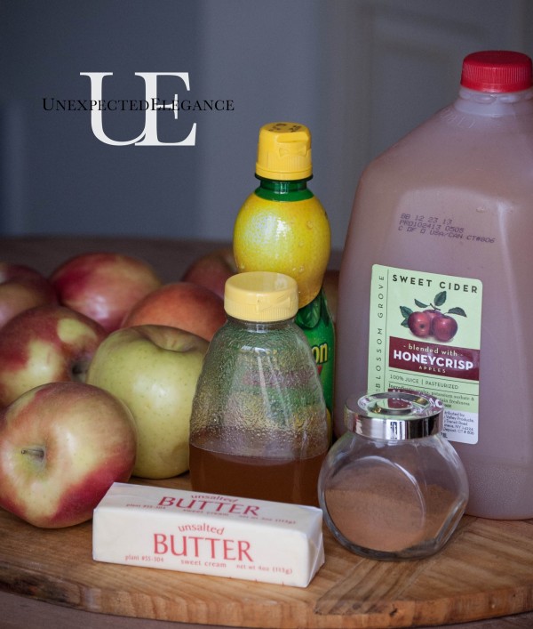 Ingredients for Roasted Honey Crisp Apple Sauce-1