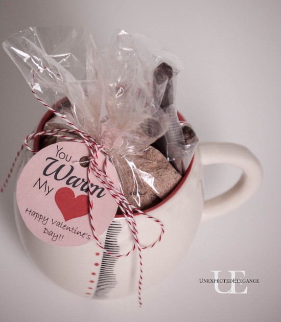 Hot Cocoa and FREE Printable...a perfect Valentine's gift for a friend or teacher!