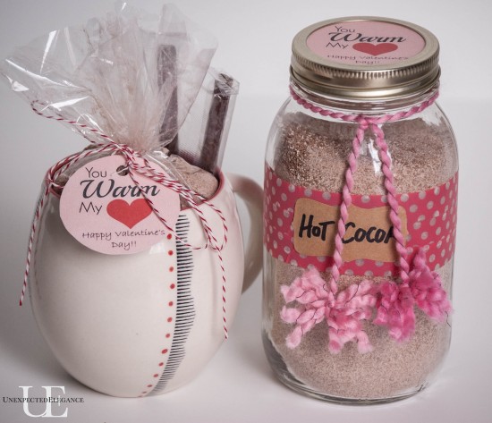 Valentine's Pink Hot Cocoa with Free DIY Gift Tags - Family Fresh