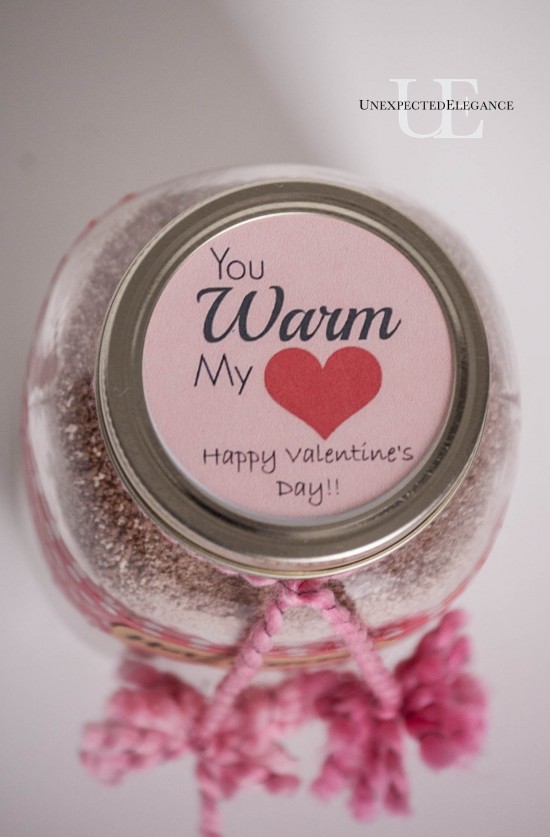 Hot Cocoa and FREE Printable...a perfect Valentine's gift for a friend or teacher!