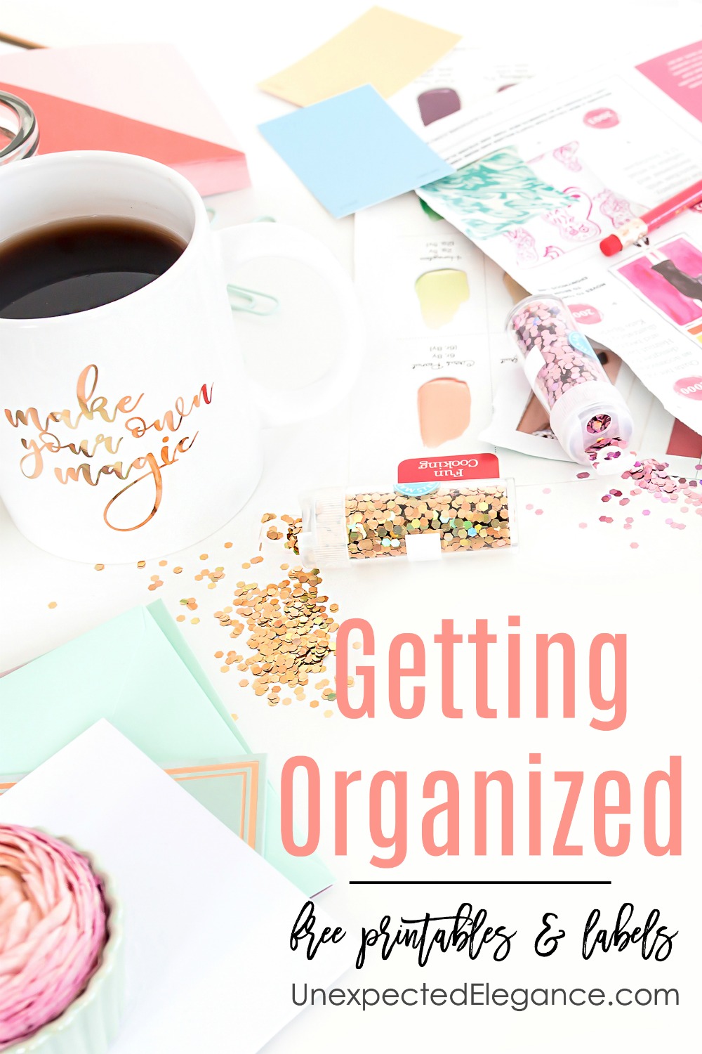 Are you struggling with organization? We are getting organized with free printables and labels to make our lives so much easier!!! Click here for all the resources.