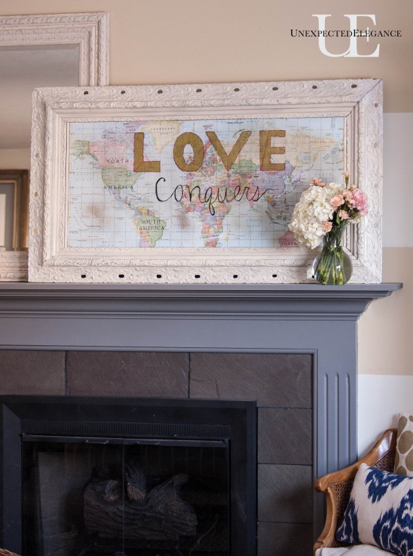 LOVE Conquers Map Art Tutorial