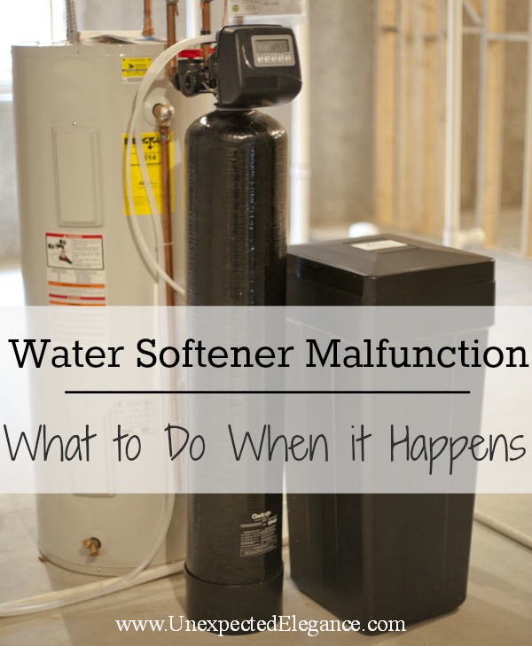 Water Softener Malfunction-What To Do When it Happen