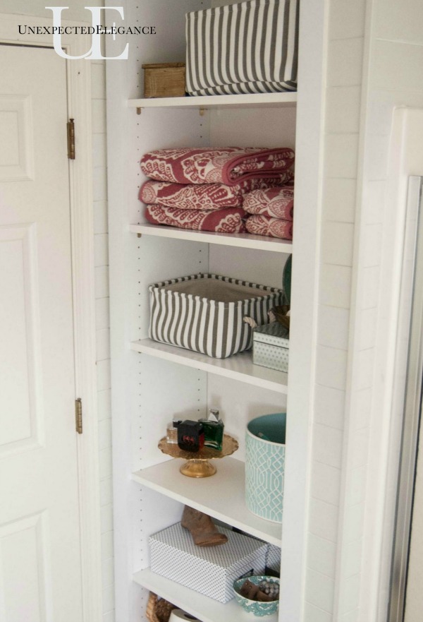 How to Build Bathroom Shelves Next to Shower