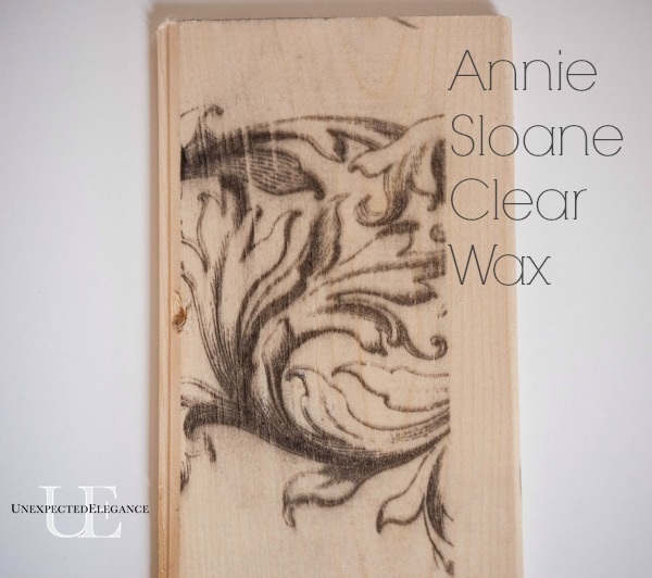 How to Seal Ink from a Wax Paper Transfer-Annie Sloane Clear Wax