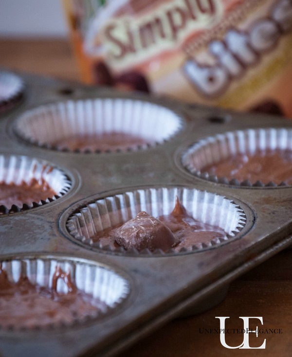 Salted Milky Way Cupcakes with Chocolate Bunny Ears #EatMoreBites #cBias