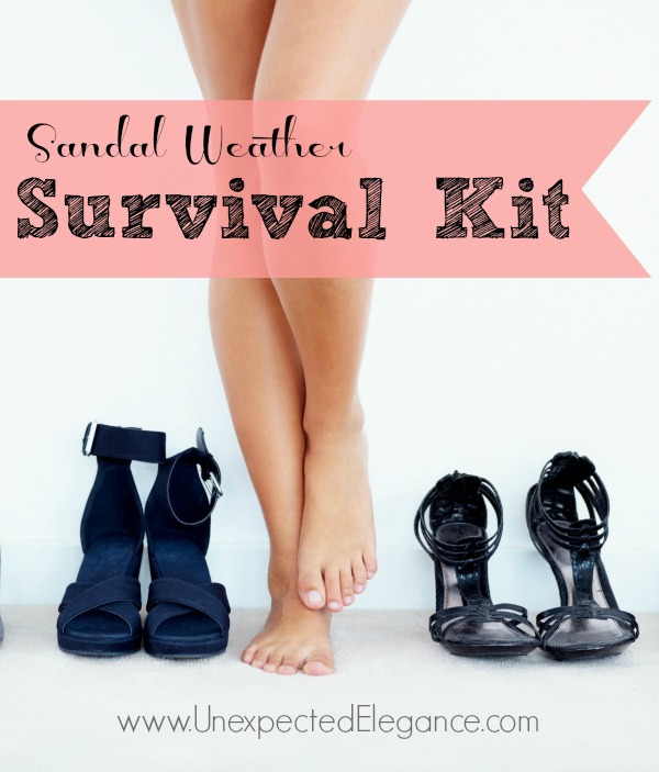 Sandal Weather Survival Kit for your Purse  #SnapAtTarget #spon