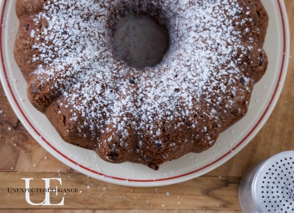 YUMMY Chocolate Chip Bundt Cake from Unexpected Elegance