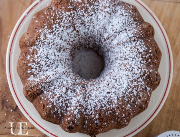 YUMMY Chocolate Chip Bundt Cake from Unexpected Elegance