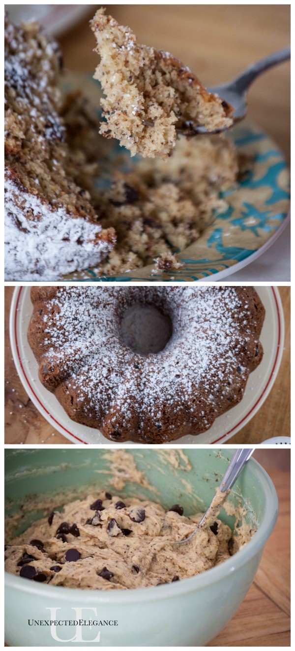 YUMMY Chocolate Chip Bundt Cake from Unexpected Elegance