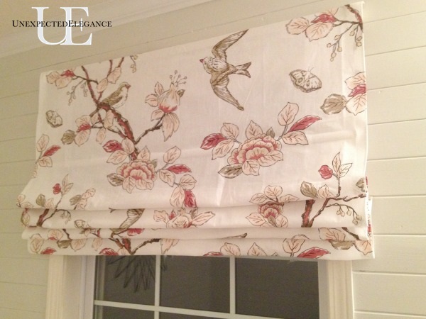 Custom Roman Shade-NO SEW